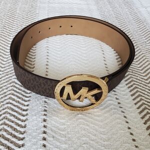 Michael Kors Monogram Belt Size L